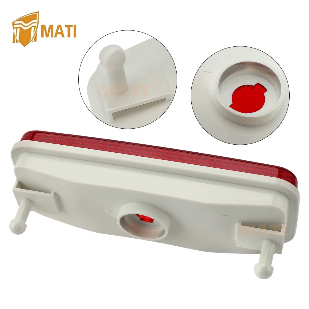 MATI Tail light Taillight Lens & Socket & Bulb LED Assy for Honda FourTrax 300 TRX300 1988-1996 Recon 250 TRX250TM 1997-2000