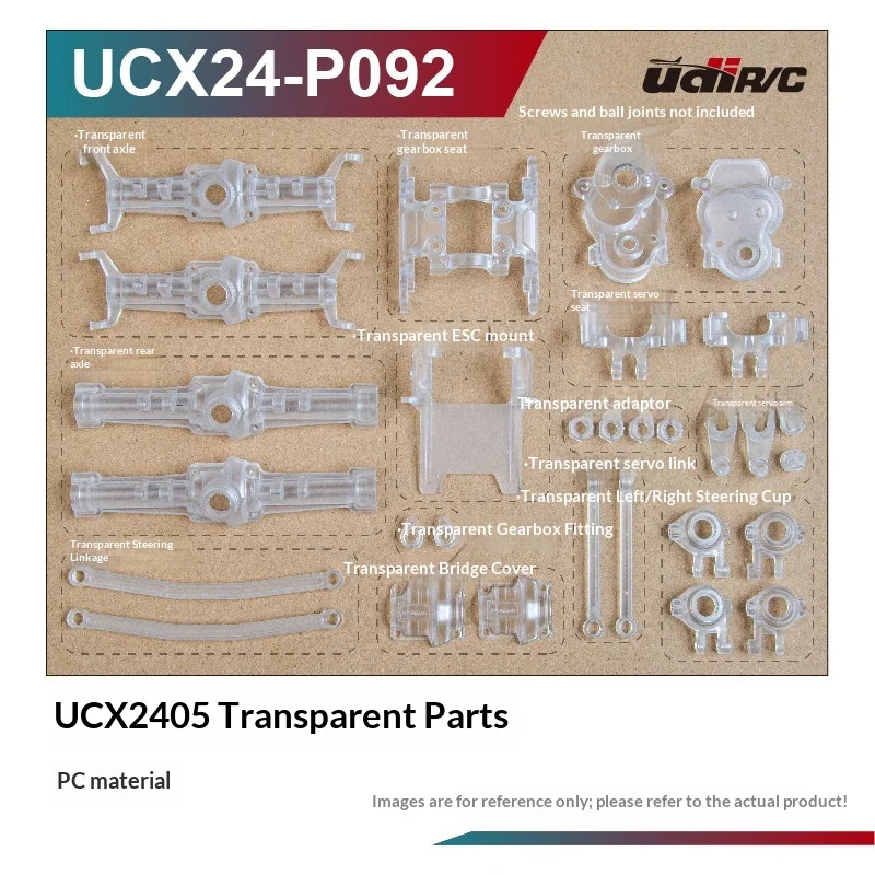 Udirc Ucx2405 Snow Leopard Upgraded Parts Climbing Car Modified Parts Metal Wheel Hub Car Shell image 3