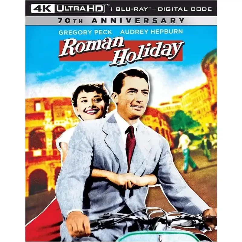 4k-uhd-ローマの休日-1953-dolby-vision、ブルーレイ映画、ブルーレイディスク