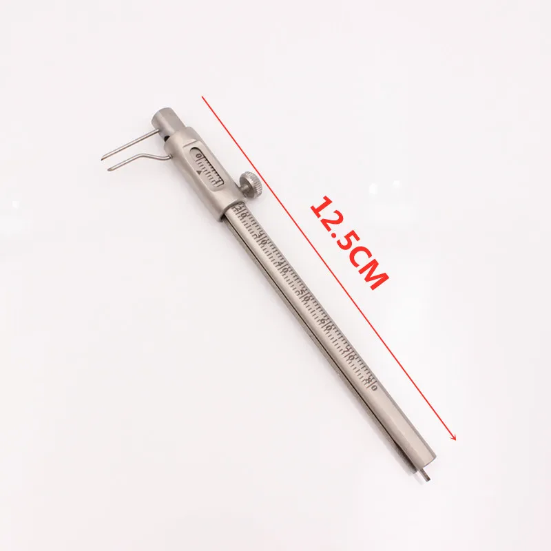 Dental Implant Castroviejo Bone Caliper Dental Surgical Wax Bone Thickness Dental Crown Gauge Calipers Dentist Medical Ruler