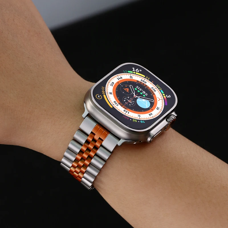 Luxuriöses Edelstahlarmband für Apple Watch Serie 11 10 46 mm 42 mm Band 45 mm 44 mm 38 mm 40 mm 41 mm Ultra 3 2 49 mm SE 3 2 Correa