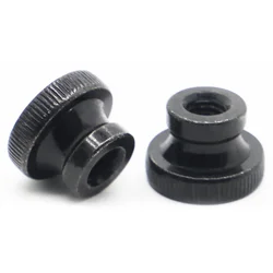 M3 M4 M5 M6 M8 M10 DIN466 GB806 Black Zinc-plated Steel Knurled Thumb Hand Nut 3D Printers Parts Curtain Wall