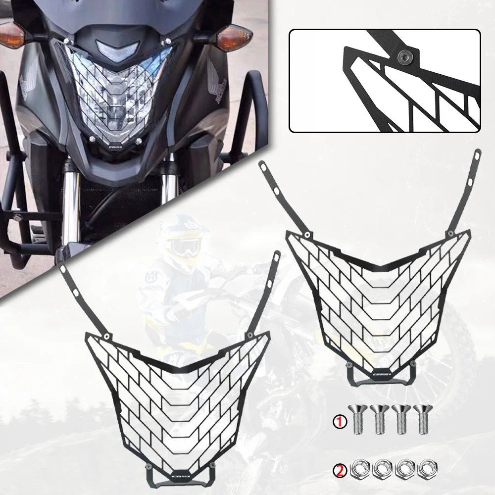 

Motorcycle CB500X 400X CB650F CBR650F Accessories Headlight Protection Cover Grille Guard For Honda CB500X CB400X 2019-2021 2022
