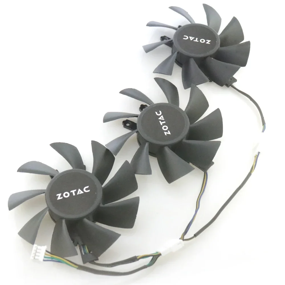 3pcs/lot 12V 85mm 4Pin GPU Fan For ZOTAC RTX2060 GTX1660 1660tiS X-GAMING HA Graphics Card Cooling Fan