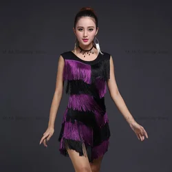 Tassel Salsa Samba Tango Rumba Latin Dance Costume Women Competition Performance Costume Ballroom Latin Dance Dresses Women