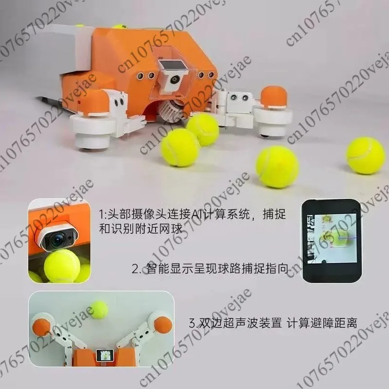 Intelligent tennis ball picking robot Professional ball picking machine Convenient automatic ball picking and storage artifact