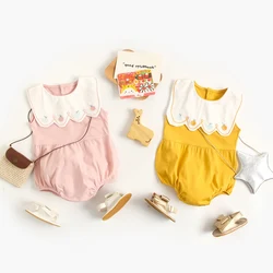 Sanlutoz Cute neonate body estate senza maniche principessa bambino abbigliamento cotone alla moda