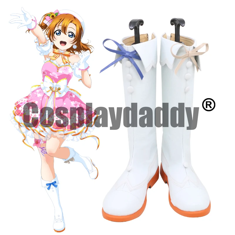 Love Live!School Idol Festival -after school ACTIVITY- Home Meeting Honoka Kosaka Sakura Paint Memories Cosplay Shoes Boots C006