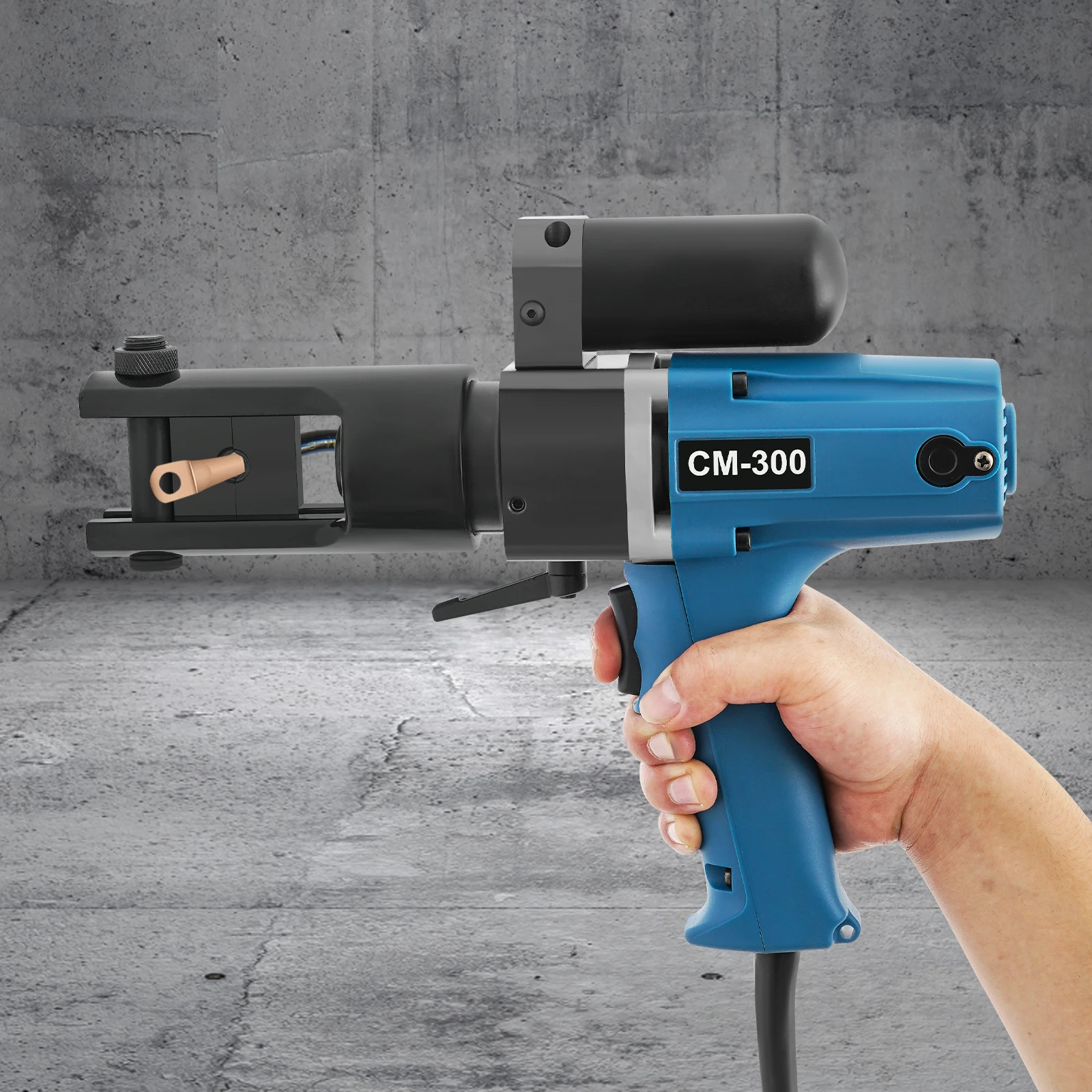 

400W Electric Hydraulic Crimping Tool Kit Lug Crimper Electrical Wire Lugs Crimping Tool w/ 11 Molds