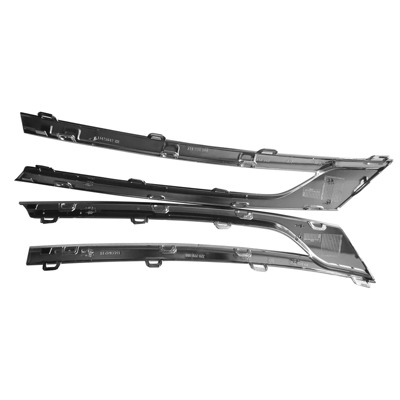 For Opel Vauxhall Astra 2015-2020 Chrome Upper Front Center Grille Grill Moulding Strips Cover Trim Replacement