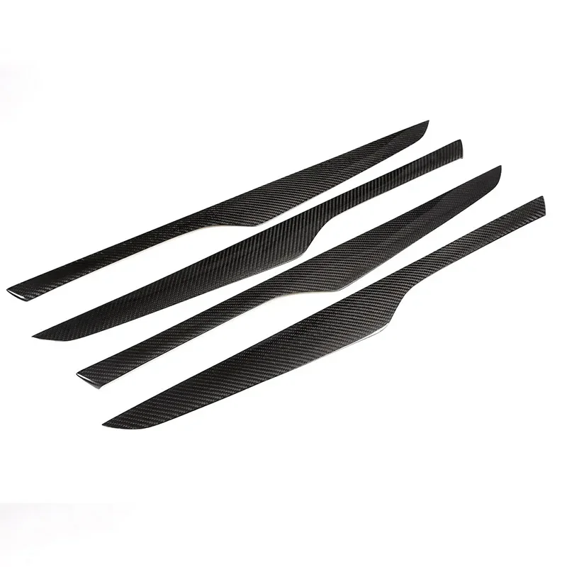 Real Carbon fiber For BMW X5 F15 2014-2018 Interior Door Decoration Panel Cover Trim Real Carbon Fiber Car Accessories