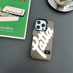 A Drop Resistant Phone Case Suitable For iPhone 7 8 11 12 13 14 15 X XR XS Plus Pro Max SE2 PC + TPU Material Letter Pattern