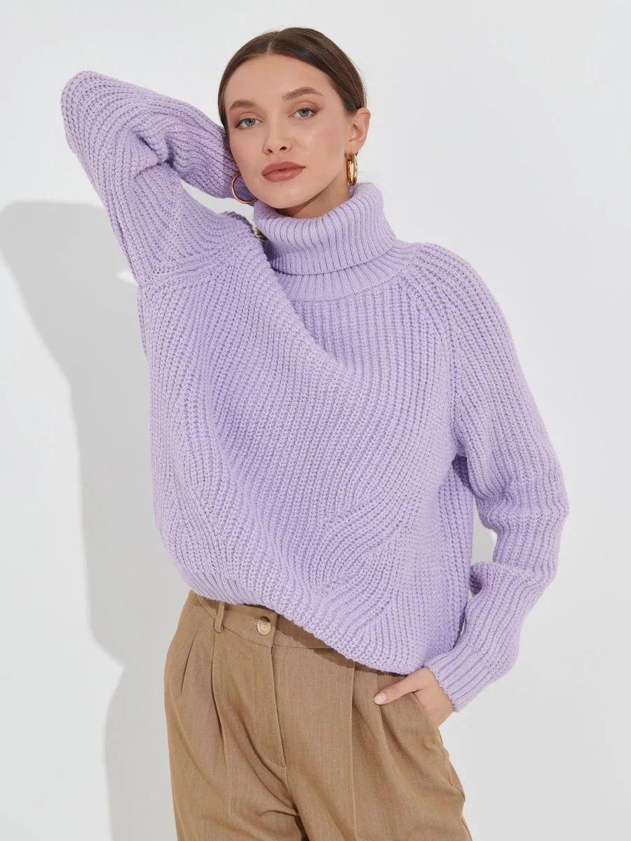 

Осень-зима, повседневные джемперы, женские водолазки, пуловеры, свитер, новый толстый вязаный оверсайз, массивный теплый свитер