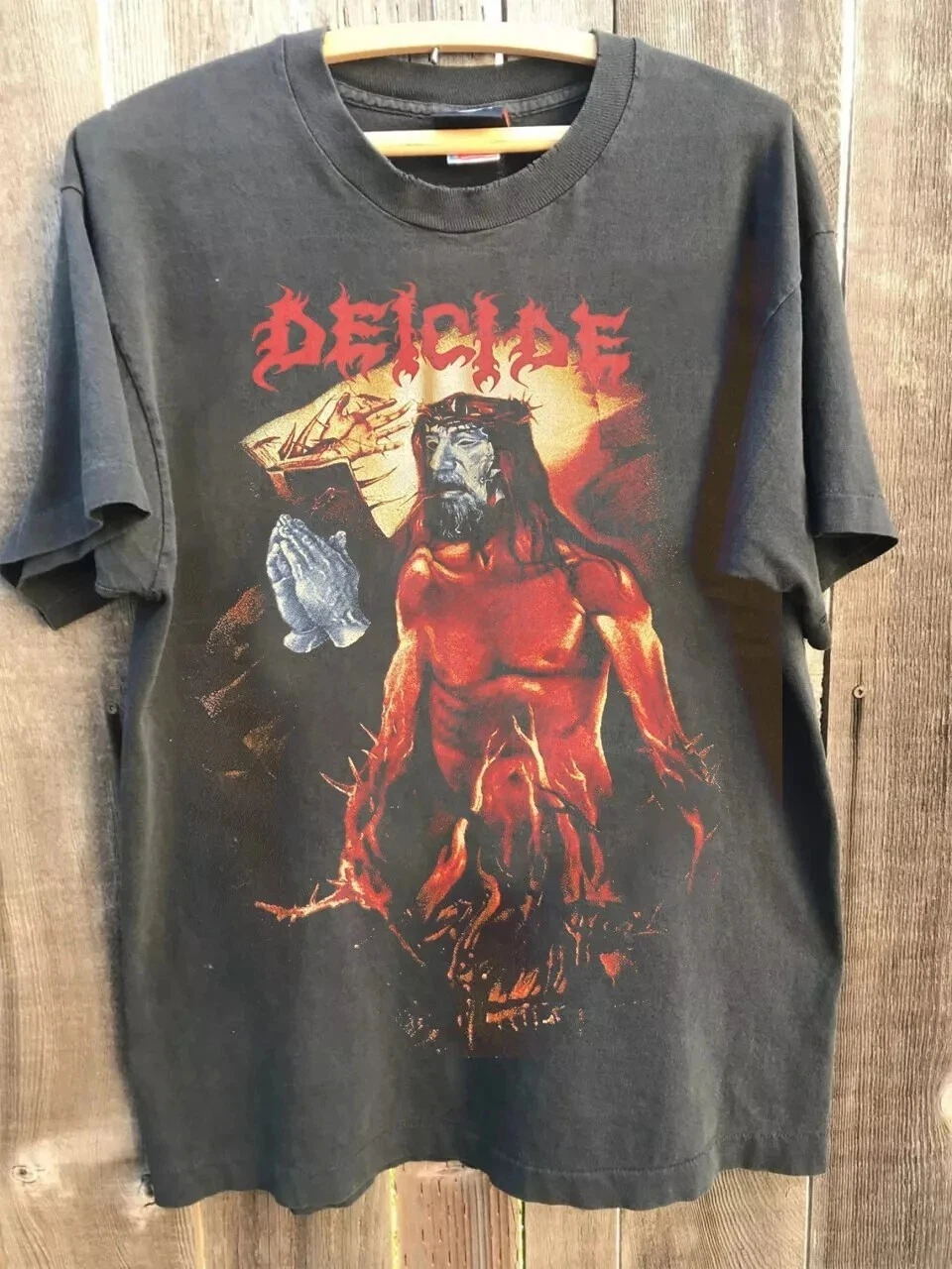 Camiseta unisex Deicide Band Music For Lovers Charcoal para hombres y mujeres, camiseta para hombre