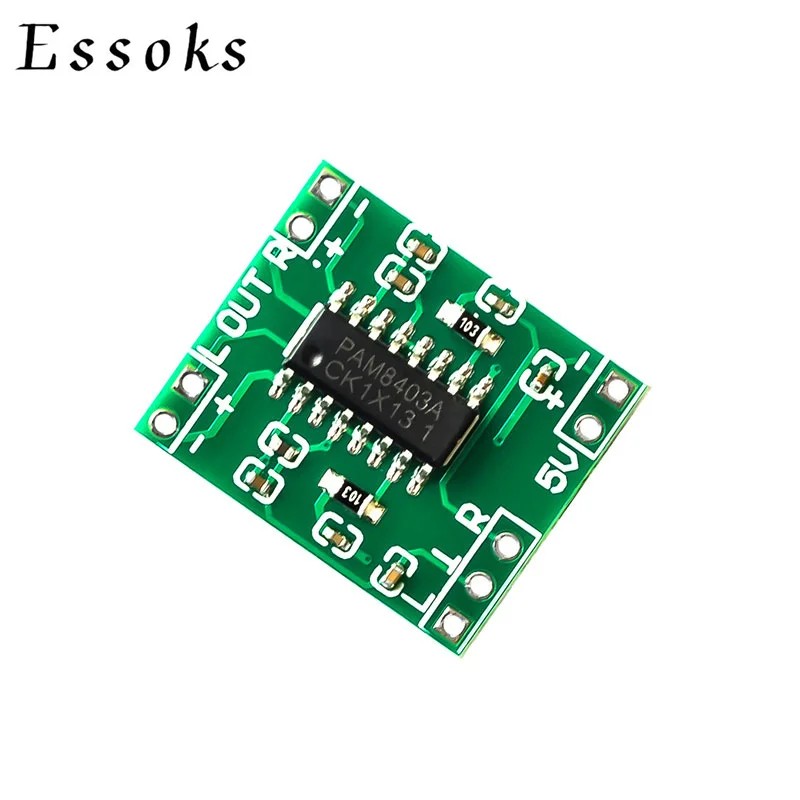 2.5V To 5V Mini PAM8403 Power Amplifier Board 2 Channels 3W Class D Audio Speaker Sound Amplifier Board For Arduino