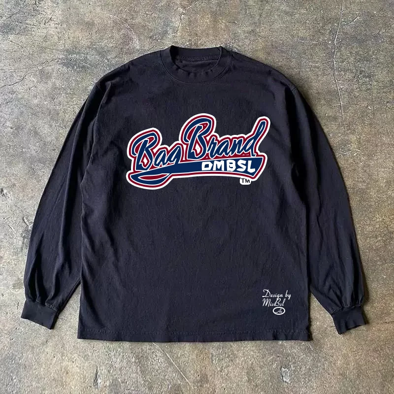 純綿300gヘビーウェイト長袖tシャツ-アメリカンレトロ-オーバーサイズ-ストリートウェア-多用途-快適-通気性トップス