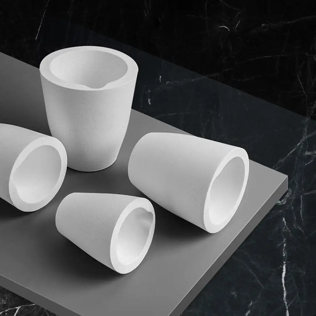 Quartz Silica Dish Bowl Casting Crucible for Metal Melting Alloy Silver Gold Jewelry Material Industrial Use