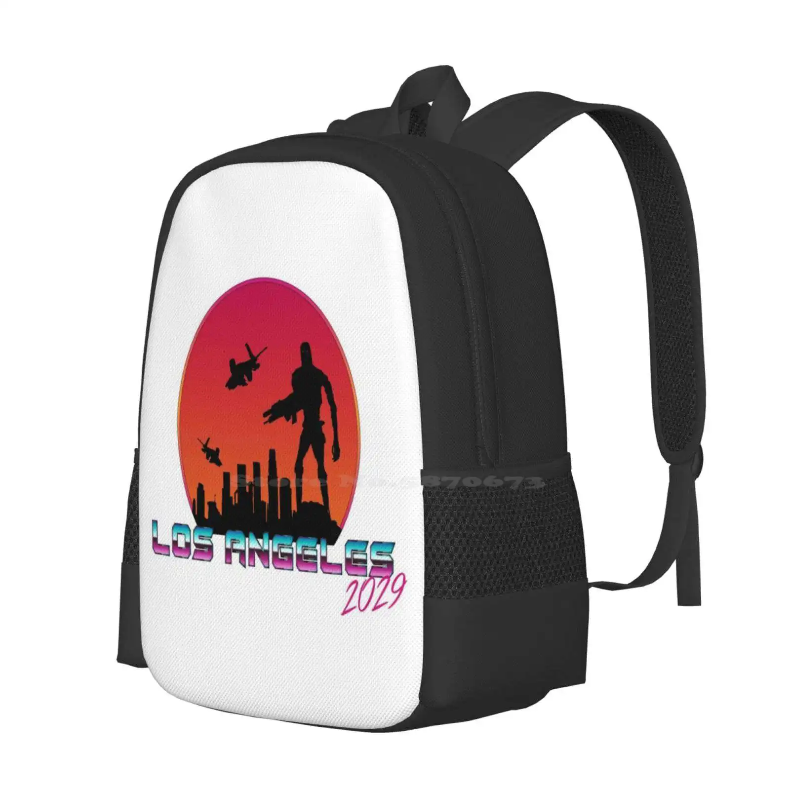 Los Angeles 2029 Bag Backpack For Men Women Girls Teenage Terminator Judgement Day James Cameron Arnold Schwarzenegger Linda