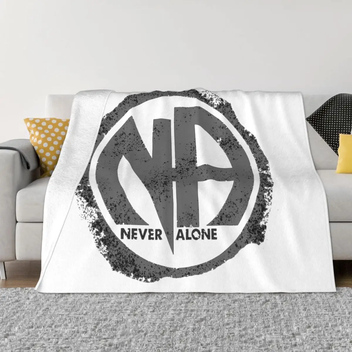 NA - Narcotics Anonymous Blankets Soft Warm Flannel Throw Blanket Plush for Bed Living room Picnic Travel Home Couch