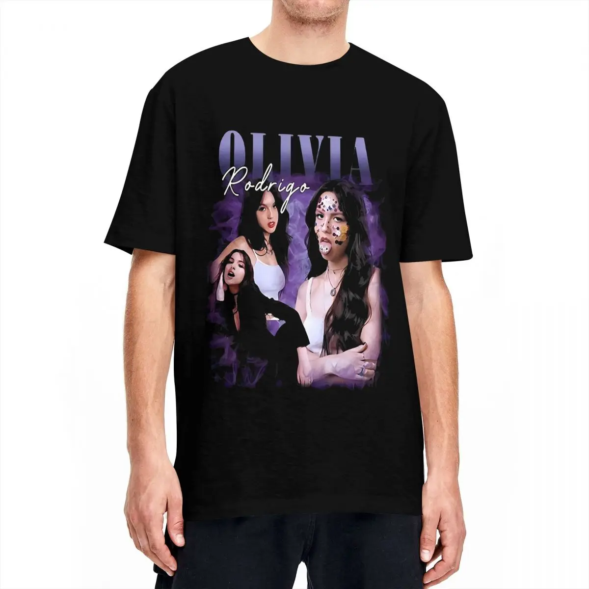 Men Women Music O-Olivia Cool R-Rodrigo Singer T Shirts Cotton Clothes Fashion Short Sleeve O Neck Tees Unique T-Shirts