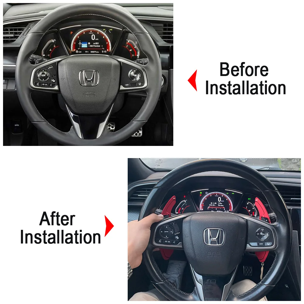 For Honda Civic G10 Accord X CR-V Odyssey 2018 2019 2020 2021 Car Steering Wheel Shift Paddle Shifter Extension Car  Accessories