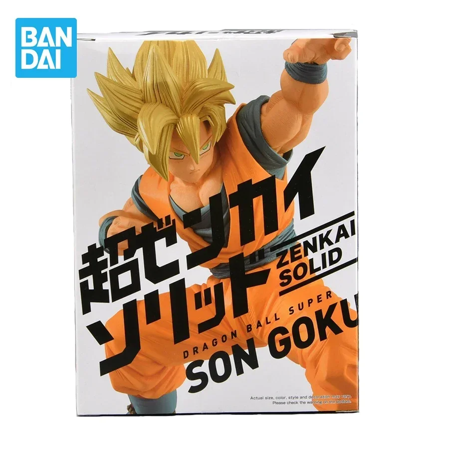 In Stock Bandai Original Banpresto Dragon Ball Z Action Figures Zenkai Solid Son Goku PVC Anime Figure Model Toy Collection Gift