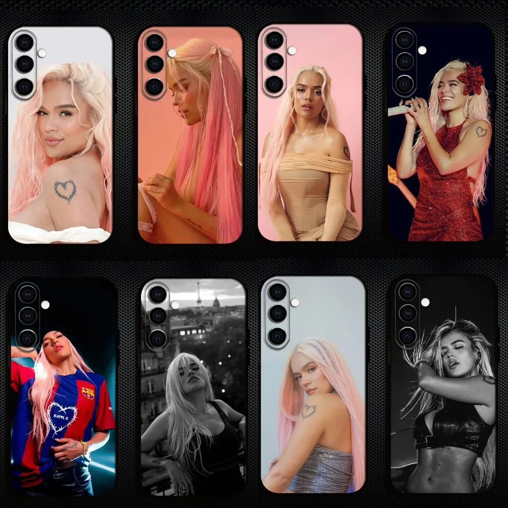 

K-Karol G Amargura Phone Case For Samsung Galaxy A73/A72/A71/A70/A53/A52/A51/Others Soft Black Shell
