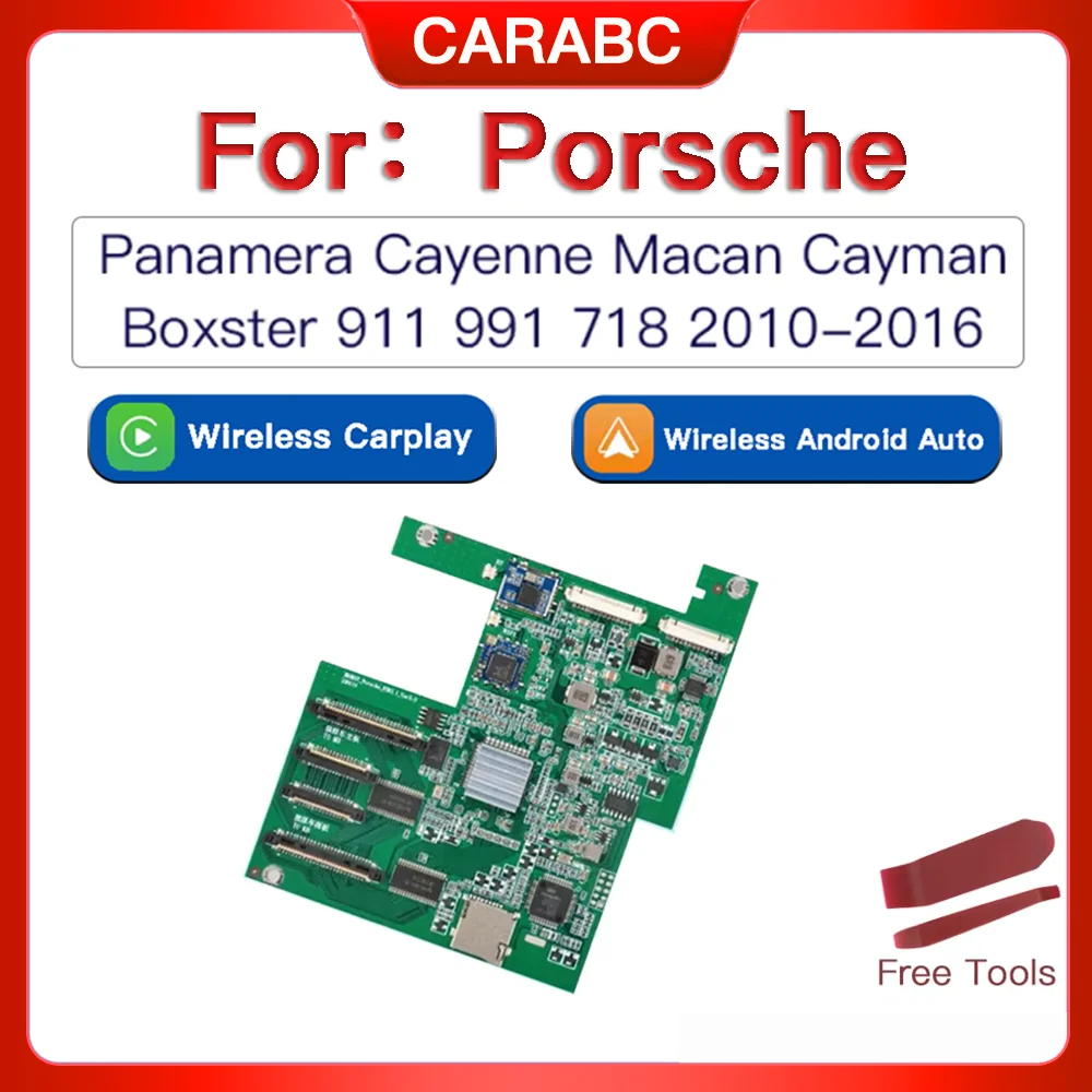For Porsche PCM3.1 Panamera Cayenne Cayman Macan Boxster 911 991 718 Support Reverse Camera Wireless Carplay Android Auto PCB