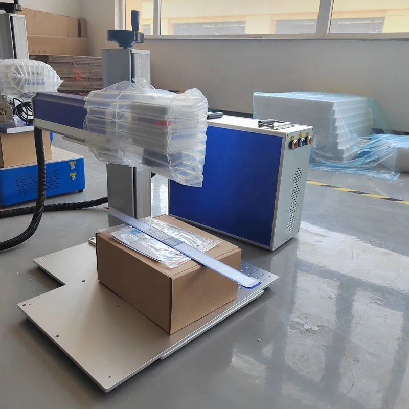 CNC LY 20W/30W/50W Desktop Fiber Laser Engraver | For Metal & Plastic Industrial Marking | Raycus Laser Source | CE Certified