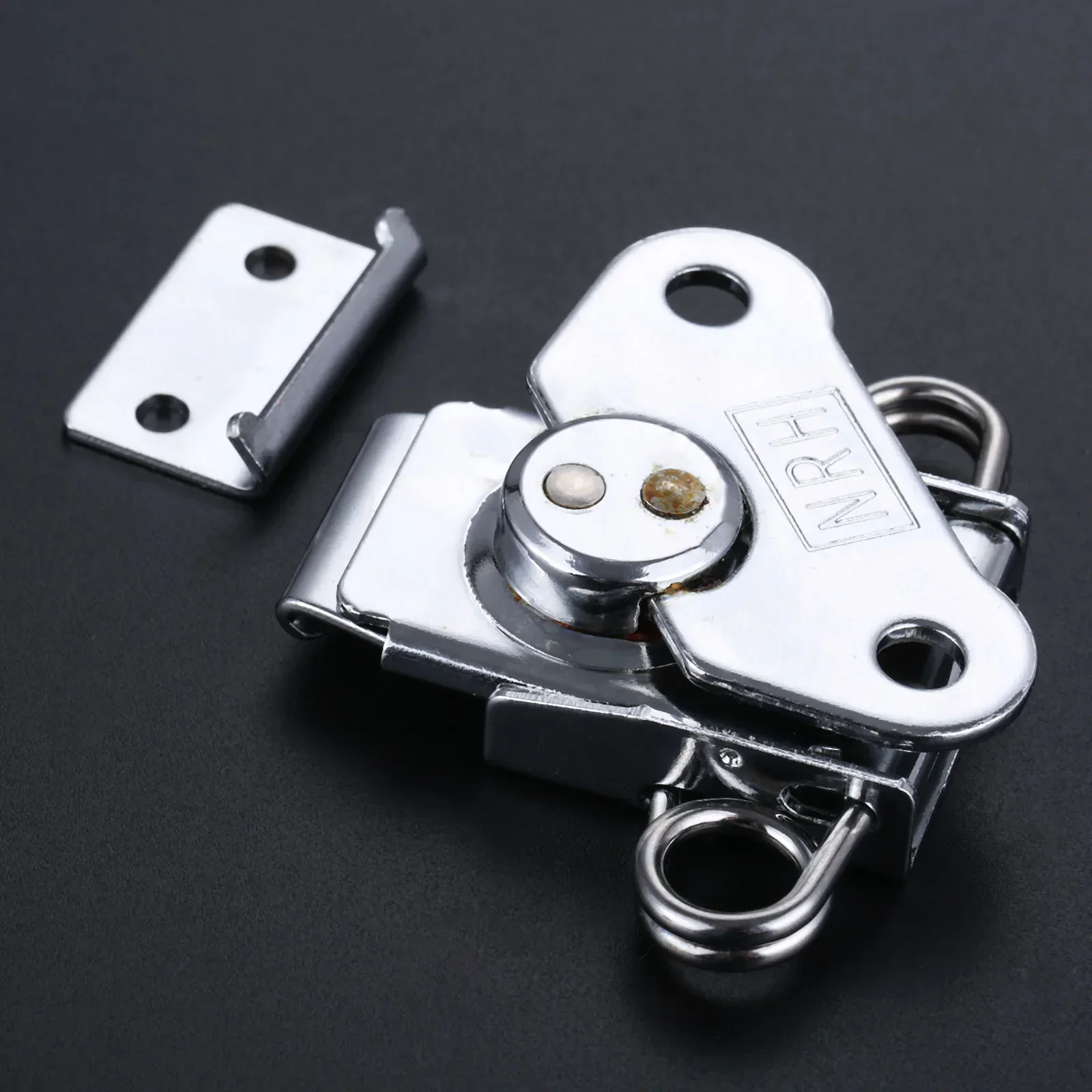 1pc Butterfly Lock Core Stainless Steel Air Box Toggle Latch Catch Rotary Clamp 60*72mm Flight Case Instrument Cabinet Hardware