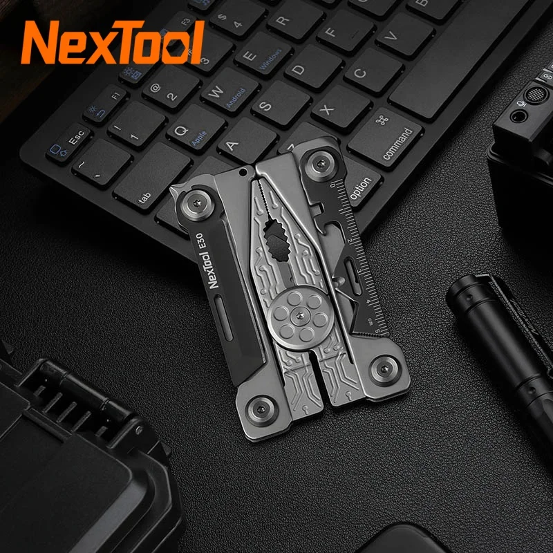 nextool-20-in-1-シルバーブレードポケットツールポータブル多機能プライヤーはさみ定規ドライバー付き-edc-キャンプギフト用