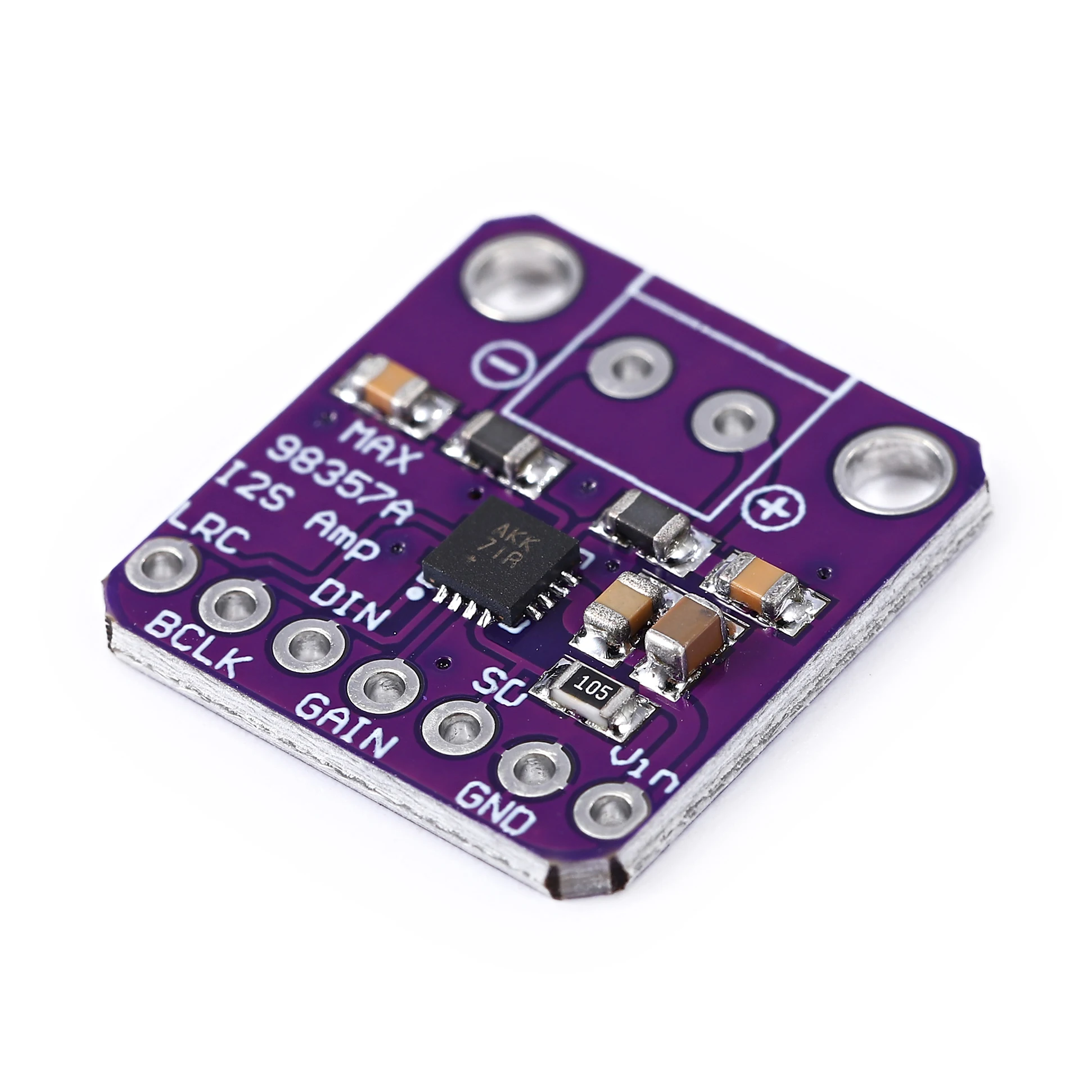 Max98357 I2S 3W Class D Amplifier Breakout Interface Dac Decoder Module Filterless Audio Board For Raspberry Pi