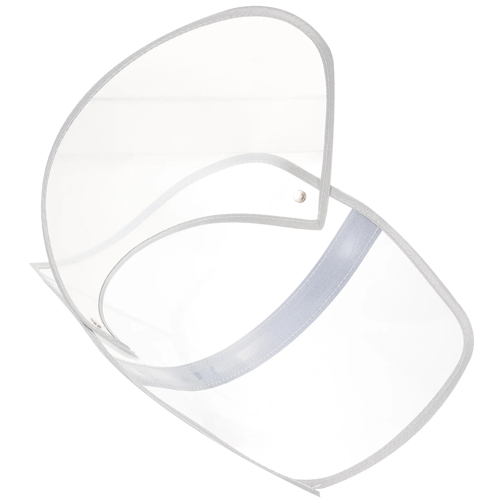 

Face Covering and Waterproof Raincoat Hat Shield Caps for Women Mask Transparent Visor Brim Miss