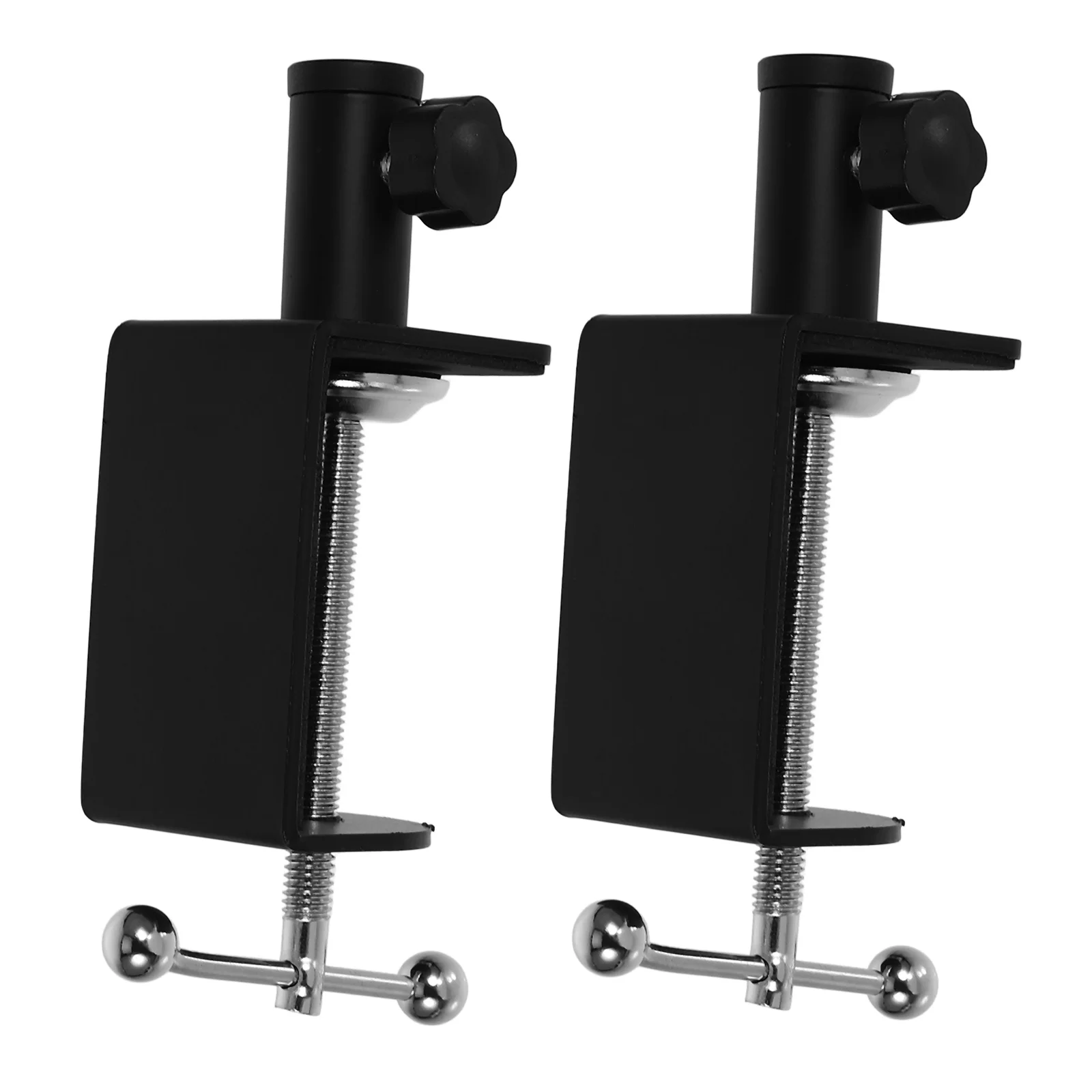 

2pcs Stand Adjustable Mount Clamps for Table Frame Workbench Mic Arm Desk Mount C Arm MicBracket Table Clamps For Poles Base