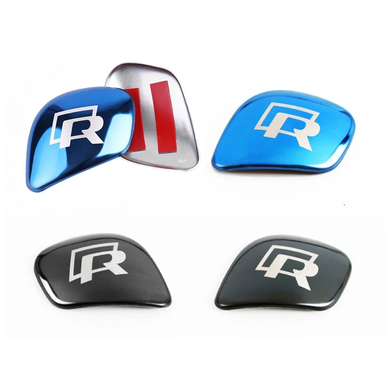 

VW 2026 Hot Car Styling Gear Shift Knob Gear Head Sticker Cover For VW Volkswagen Rline POLO CC Golf 7 6 Bora Tiguan Passat B5 B