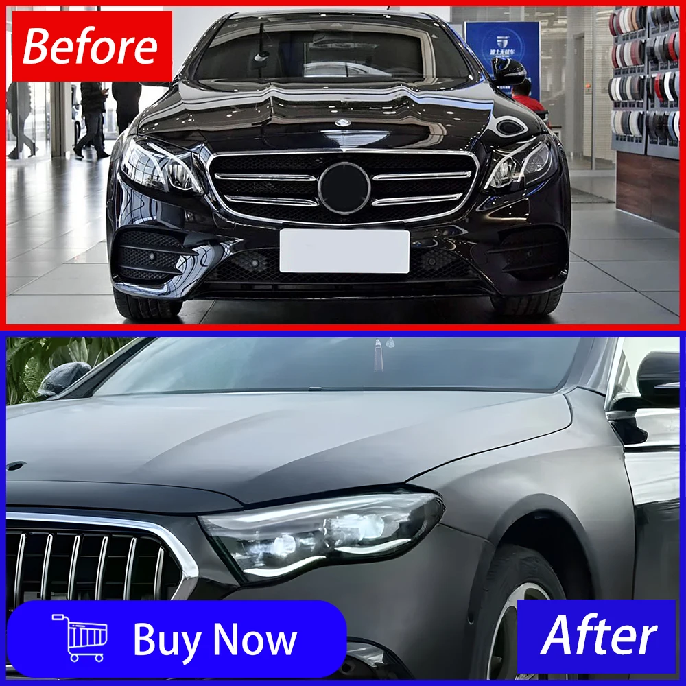 For Benz E-Class W213 2016-2024 Auto Headlights Assembly Upgrade High Configure W214 Style LED Low Beam High Beam Accessories