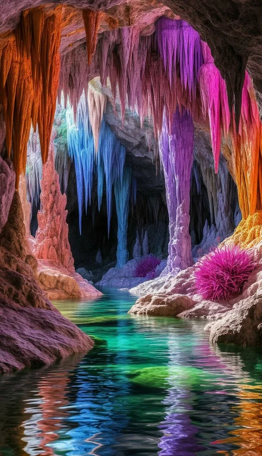 

Scenic Spots Colorful Caves 500/1000/1200/2000 PCS Jigsaw Puzzles Family Activity Games for Gameroom Bedroom Gifts Home Decor