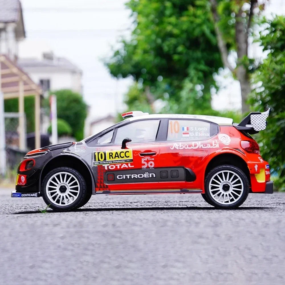 KM WRC C3 1/7 RC samochód napędzany olejem benzynowym power 4WD Buggy samochód terenowy rajdowy rajd szybki pusta rama zabawkowy Model paliwa