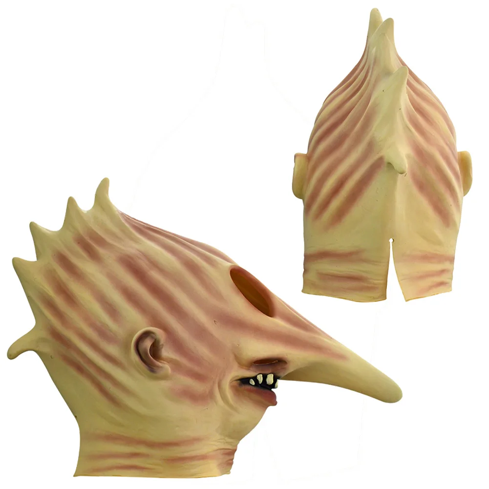 영화 곤충 액체 바바라 아담 마스크 코스프레 라텍스 변장 헤드기어 남녀공용, 성인 할로윈 파티 역할 놀이 소품