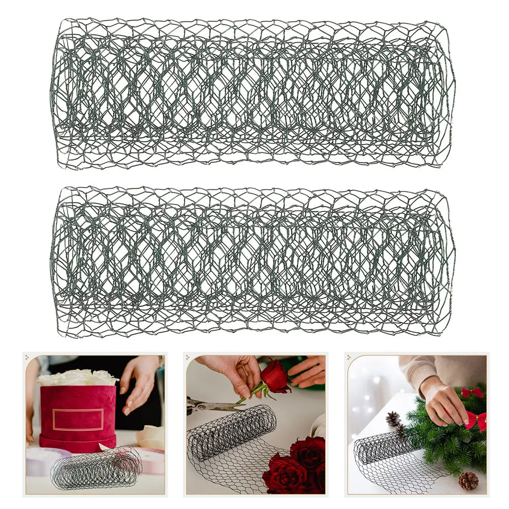 

1 Roll Floral Chicken Wire Netting Sturdy Iron Wire Mesh for Flower Arrangement Supplies Garden Crafts Chicken Fence Net