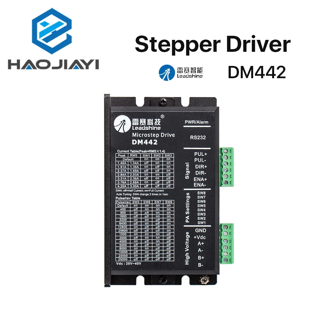Двухфазный аналоговый шаговый драйвер Leadshine DM442 Двухфазный аналоговый шаговый драйвер Leadshine DM442