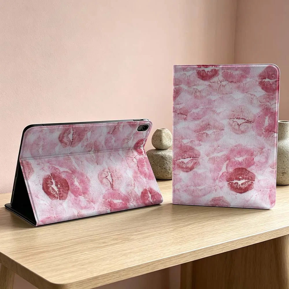 

Fashionable lip print pattern Soft For iPad Pro Air mini 7 6 5 4 3 2 1 9gen 8gen M5 M4 11th 10th A17 Pro A16 Inch Tablet Case