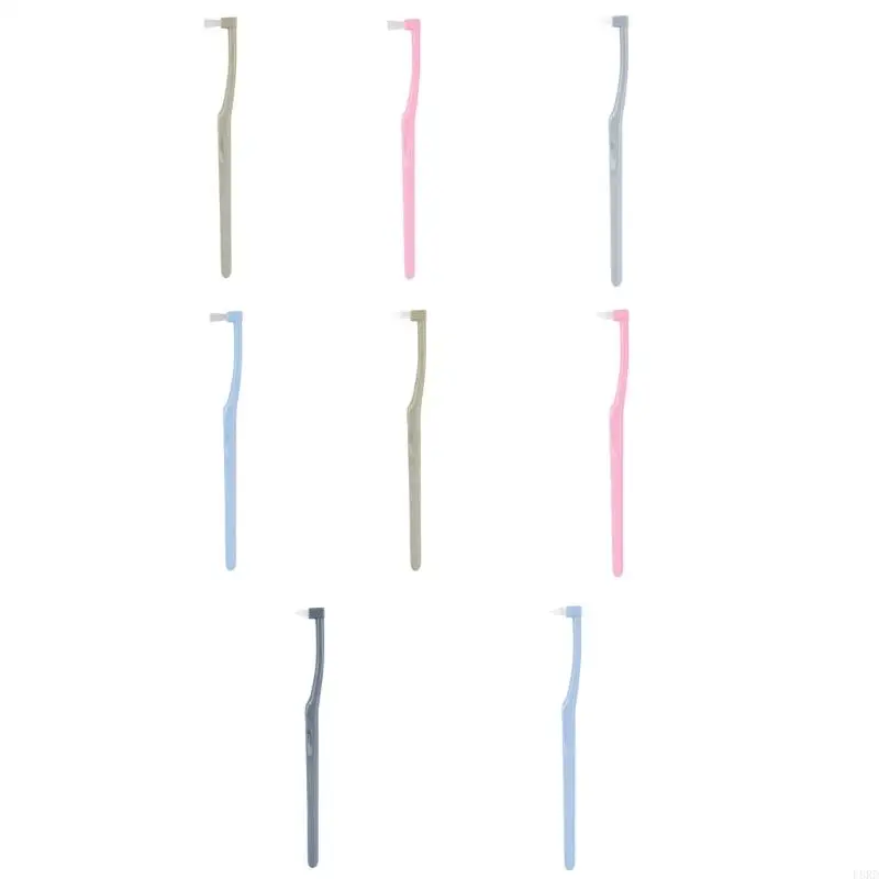 

L8RD Pointed Orthodontic Toothbrush Tooth Brush Soft Bristles Correction Teeth Braces Dental Floss Tooth Care