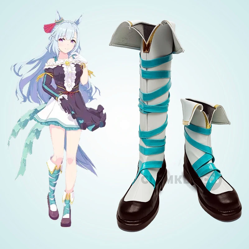 

Аниме-игра Umamusume Pretty Derby Mejiro Ardan, обувь для косплея, ботинки для взрослых и детей, костюм на Хэллоуин, аксессуары, реквизит