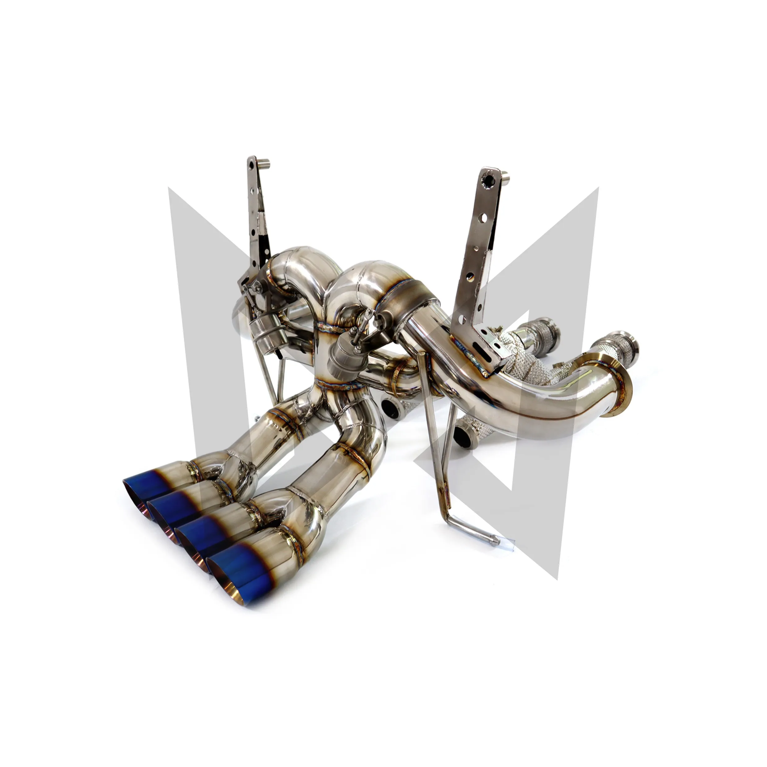 نظام العادم لامبورغيني أفينتادور LP700-4 أنبوب العادم من الفولاذ المقاوم للصدأ وأنبوب عادم Catback مع صمام التحكم عن بعد