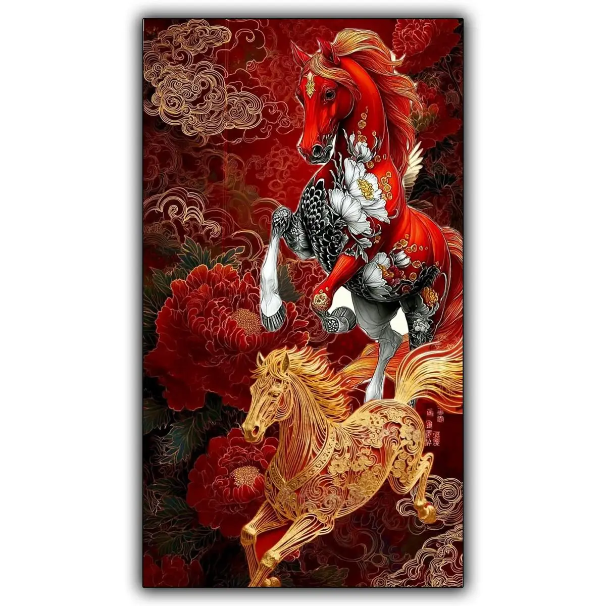 Full Square/Round Drill Diamond Painting Kit Horse 5D DIY Diamond Embroidery Animal Needlework Home Decor