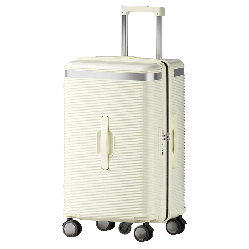 

26-inch Large-capacity Luggage Suitcase with Five Wheels 20-inch Cabin-size Suitcase for Man and Women Zipper Password Suitcase