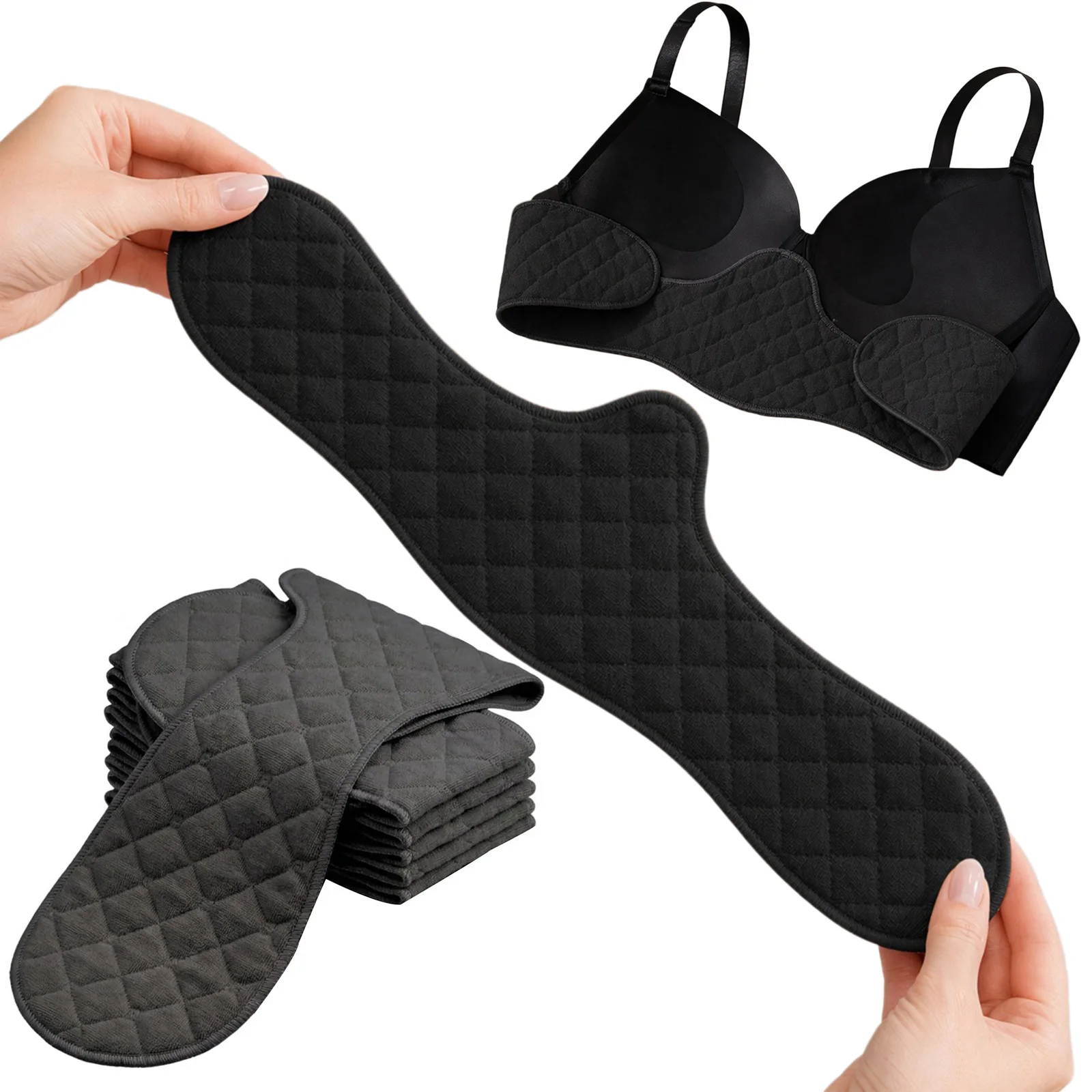 Cotton Boob Bra Towel for Women Reusable Underboob Sweat Absorbing Pad Sports Sweatshirt Pad for Outdoors Sports Activities Use