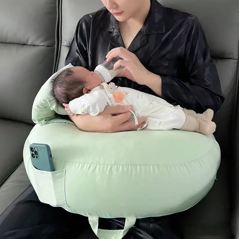 lazychild-nursing-pillow-waist-support-breastfeeding-cushion-hands-free-maternity-feeding-pillow-for-summer-use