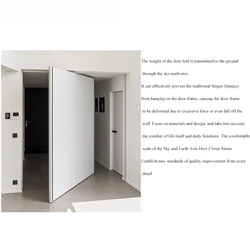 300kg 500kg Heavy  Door Special Automatic Door Closer Positioning 360° Rotation Restaurant Door Springback Pivot Hinge